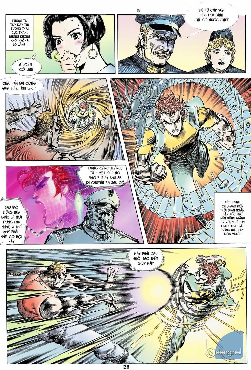 Truyện Tranh Long Hổ 5 Thế trang 8