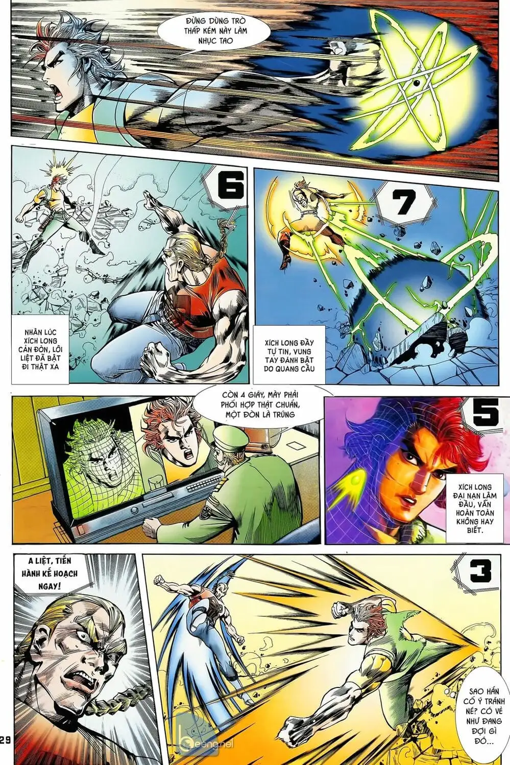 Truyện Tranh Long Hổ 5 Thế trang 8