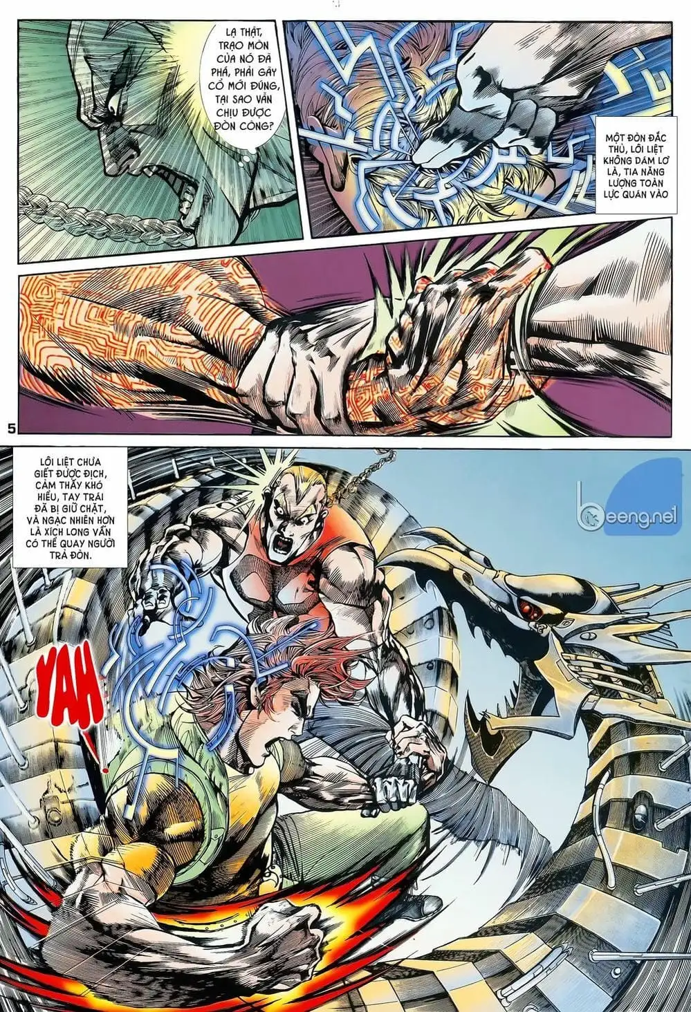 Truyện Tranh Long Hổ 5 Thế trang 8