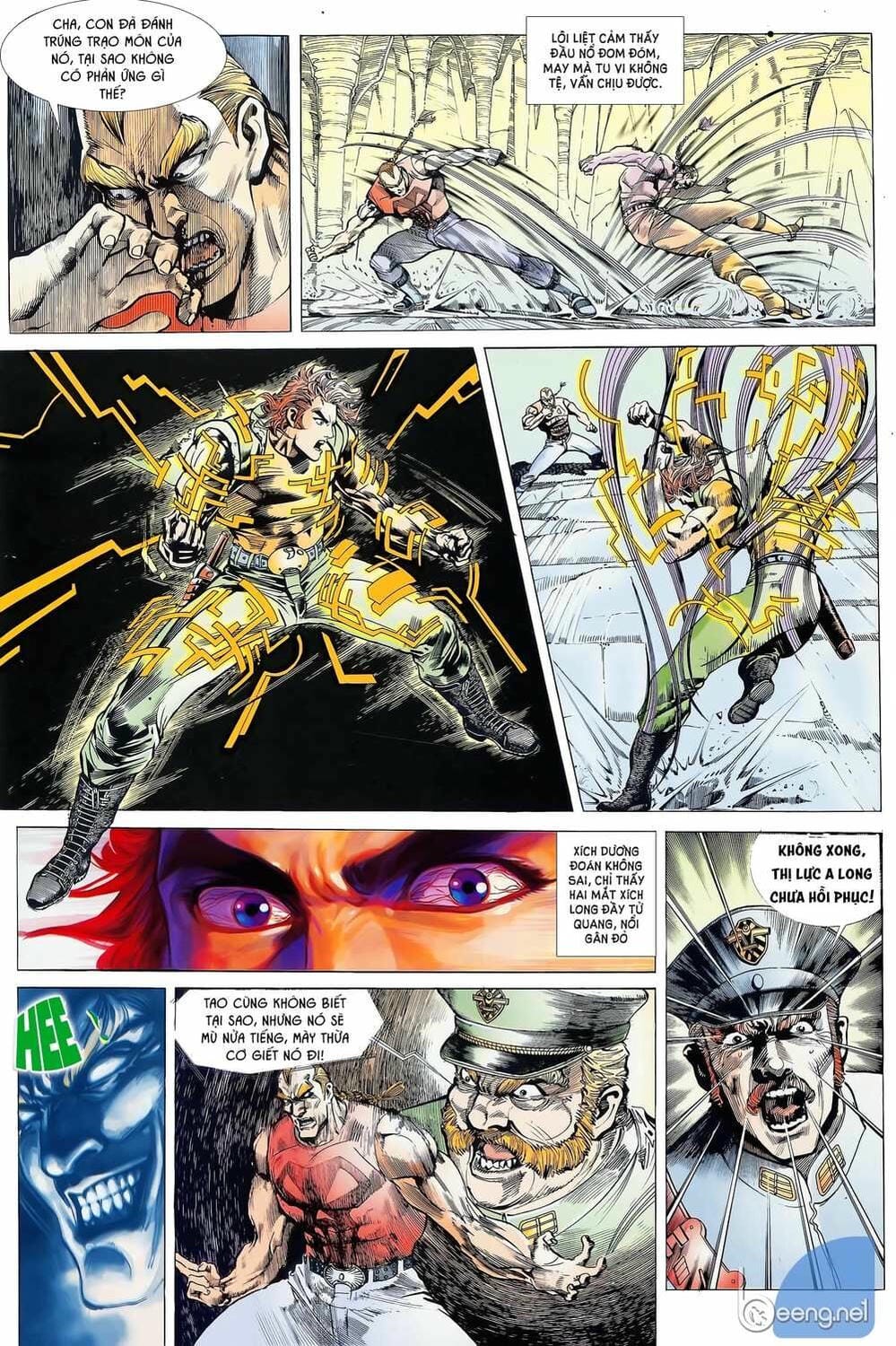 Truyện Tranh Long Hổ 5 Thế trang 8