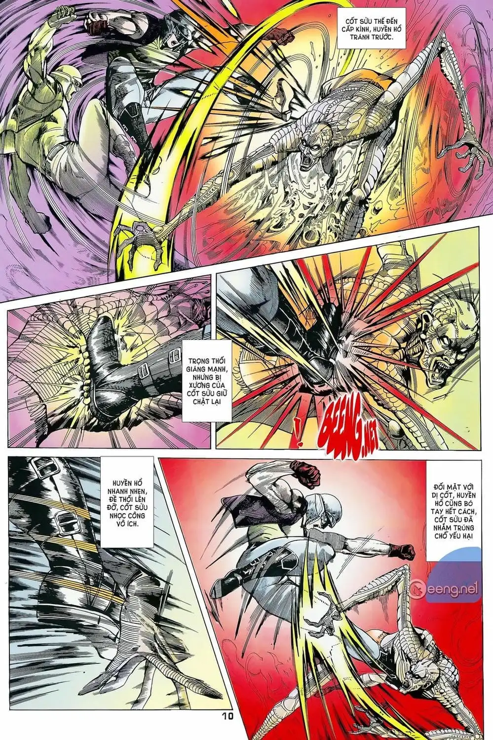 Truyện Tranh Long Hổ 5 Thế trang 8