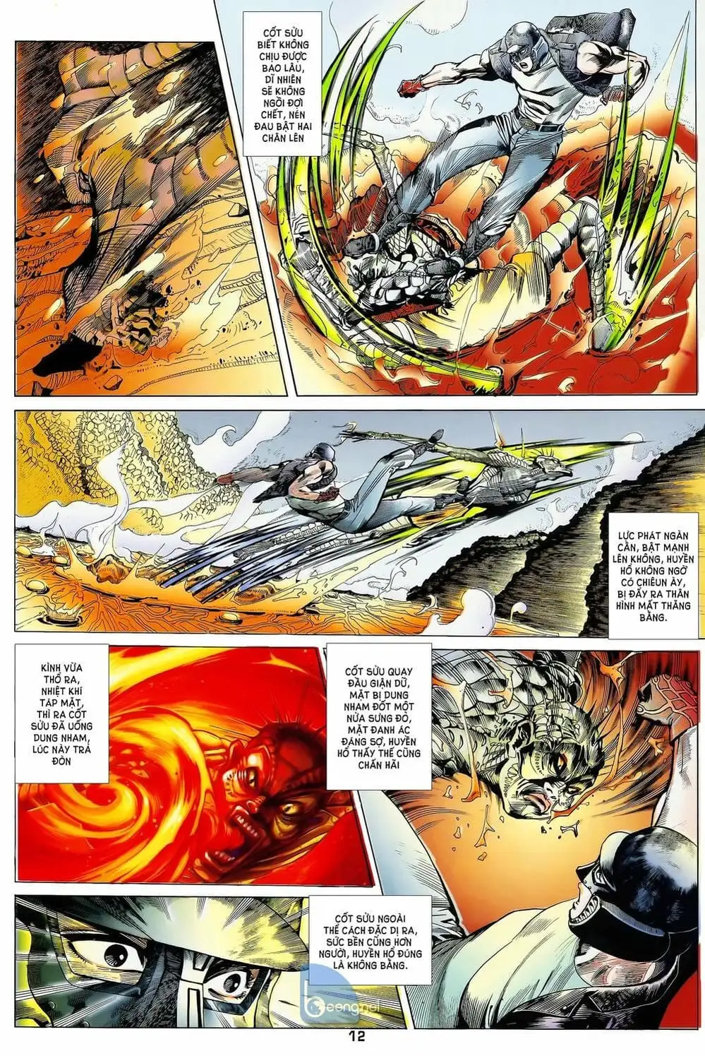 Truyện Tranh Long Hổ 5 Thế trang 8