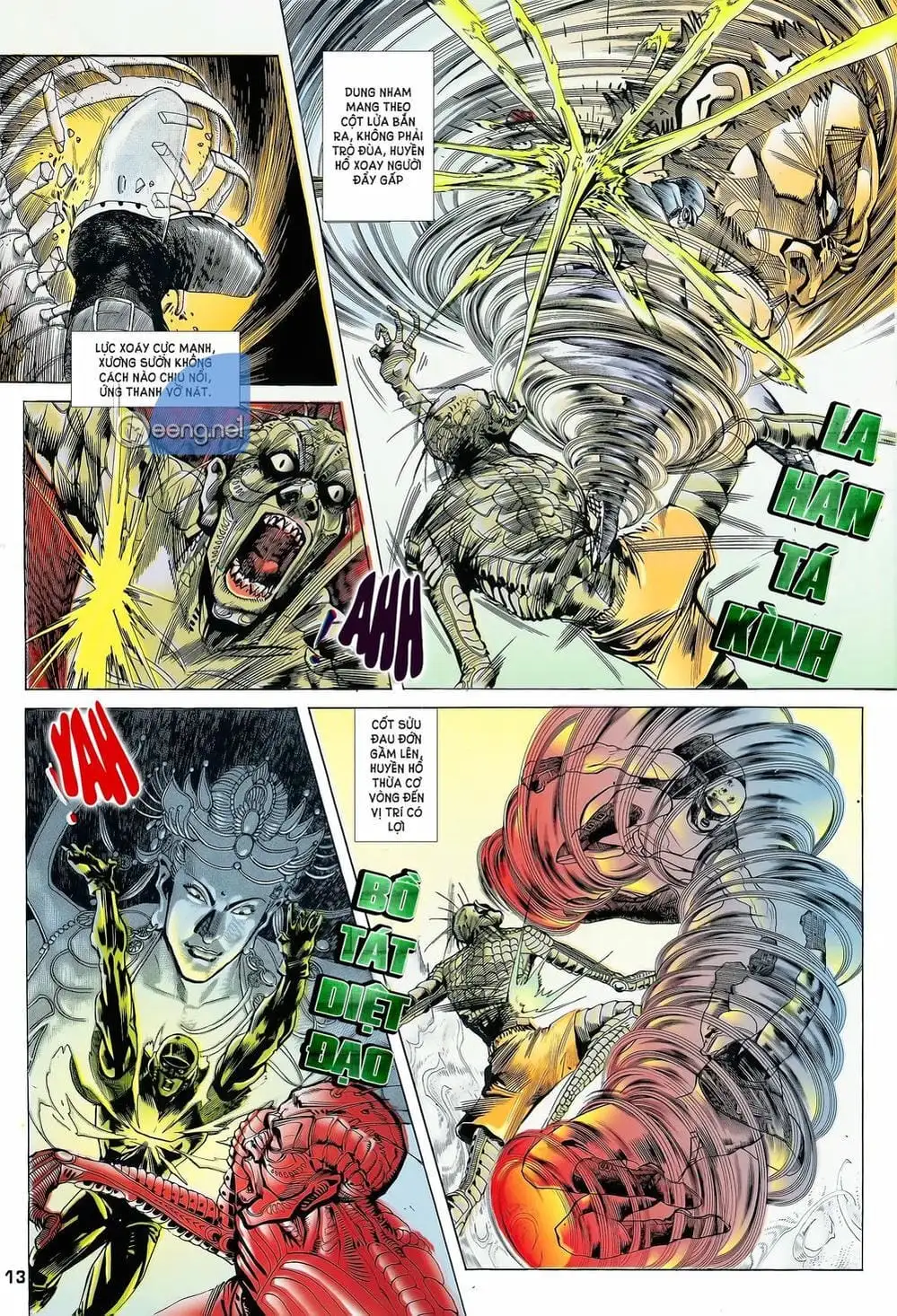 Truyện Tranh Long Hổ 5 Thế trang 8