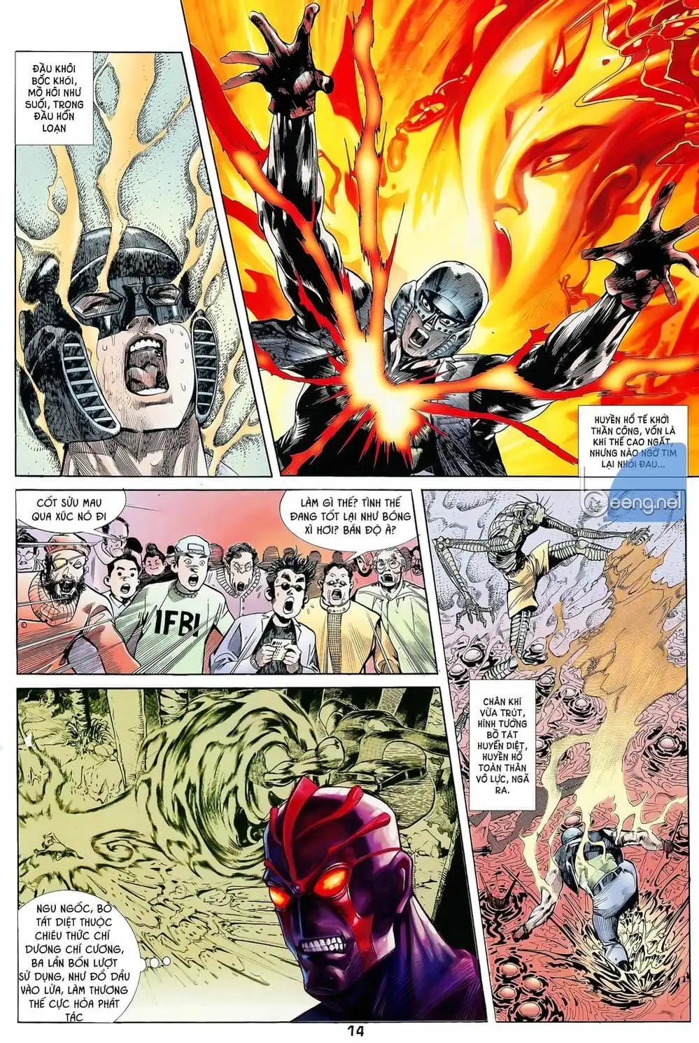 Truyện Tranh Long Hổ 5 Thế trang 8