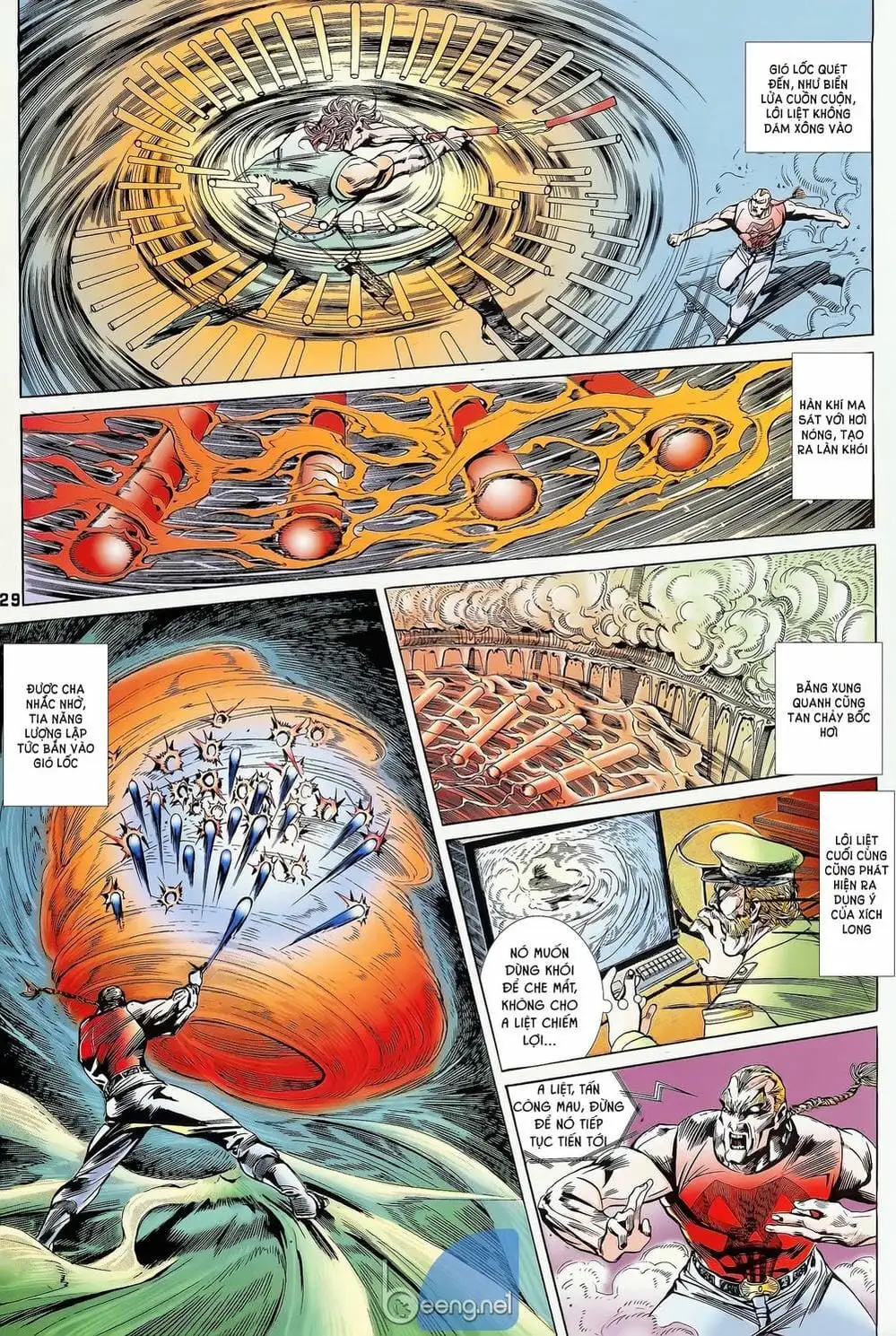 Truyện Tranh Long Hổ 5 Thế trang 8