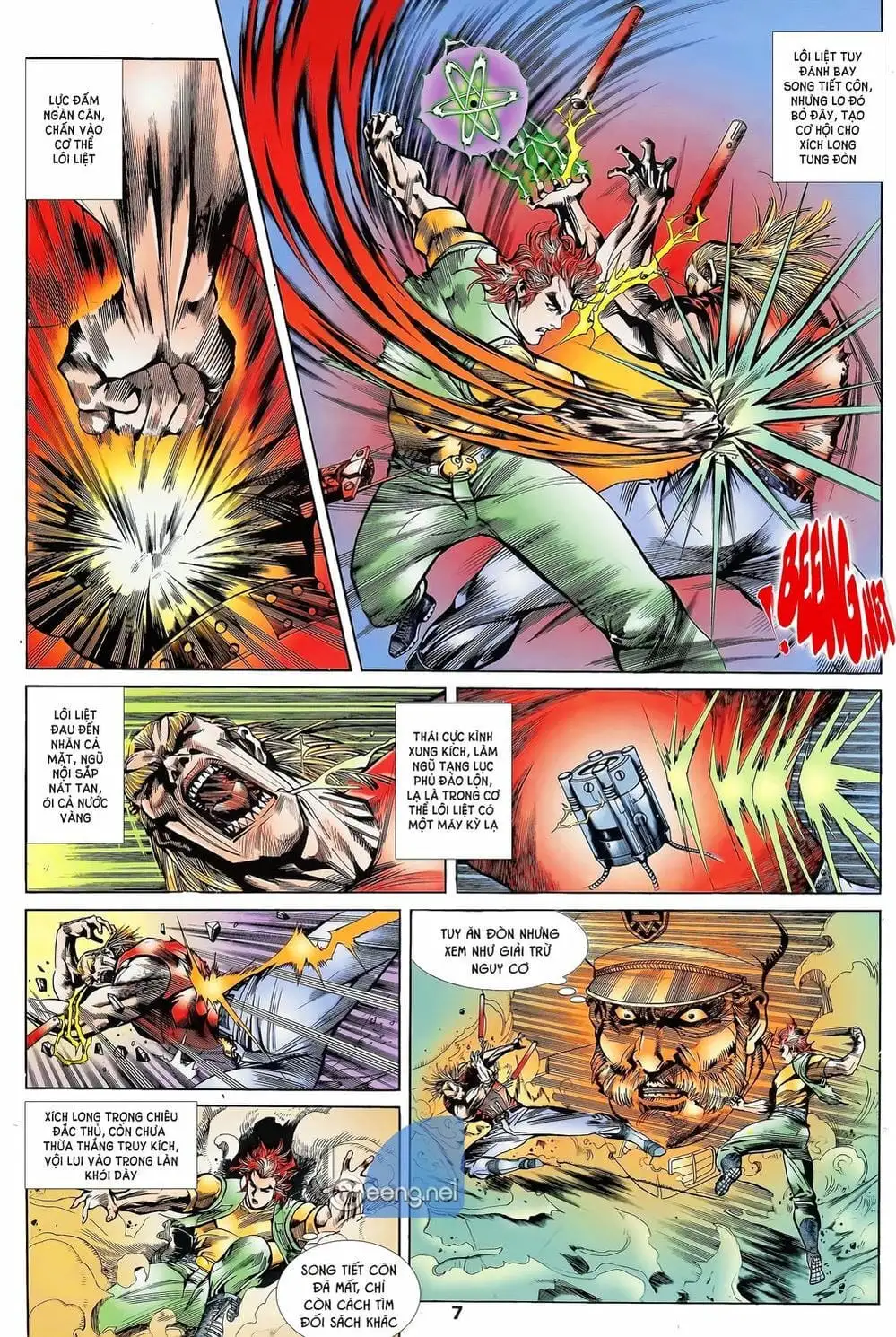 Truyện Tranh Long Hổ 5 Thế trang 8
