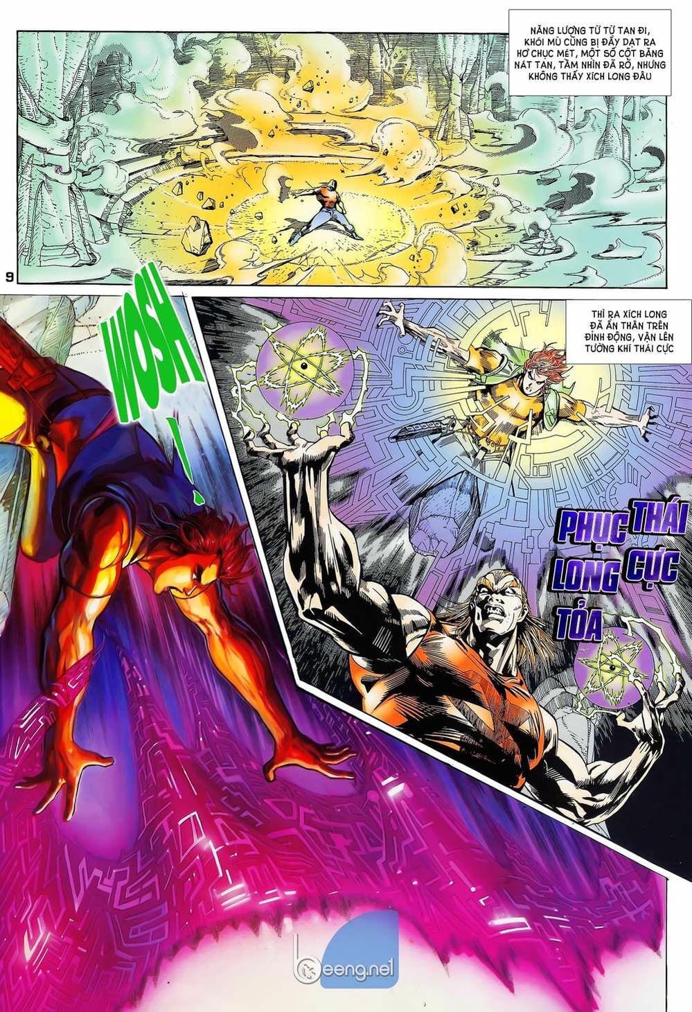 Truyện Tranh Long Hổ 5 Thế trang 8