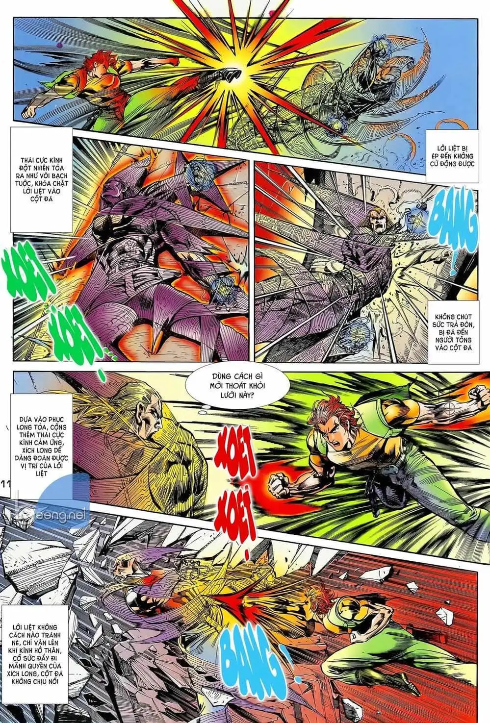 Truyện Tranh Long Hổ 5 Thế trang 8