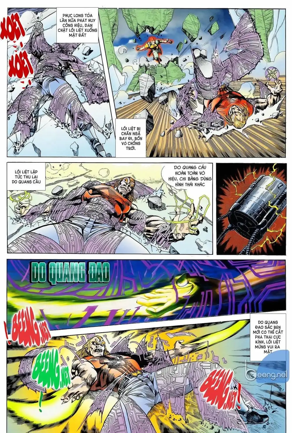 Truyện Tranh Long Hổ 5 Thế trang 8