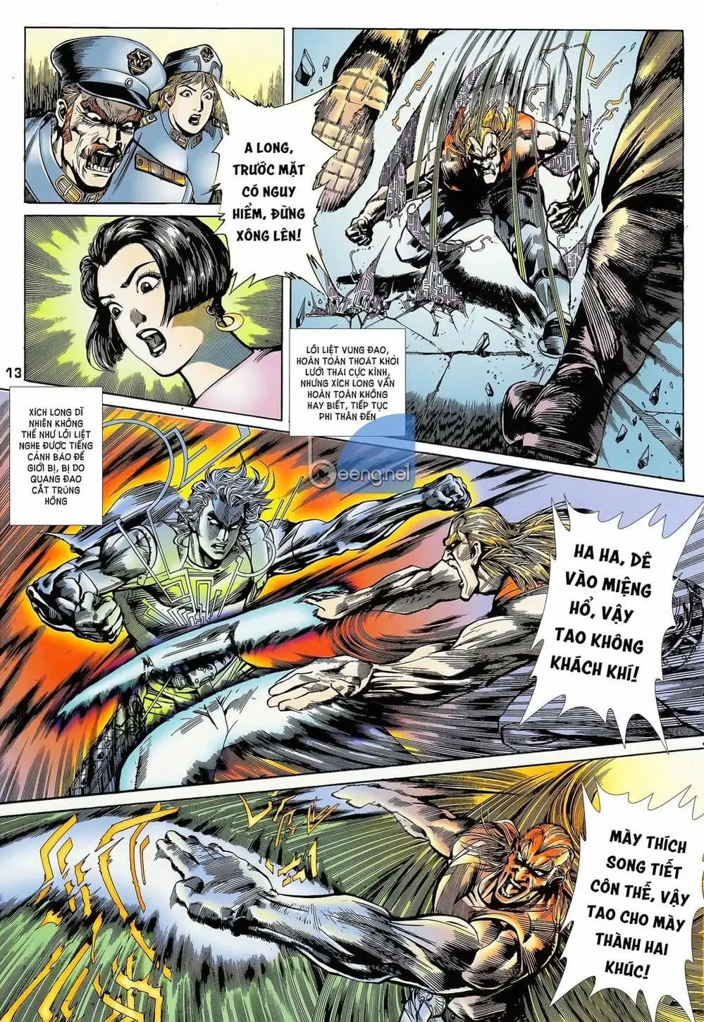 Truyện Tranh Long Hổ 5 Thế trang 8