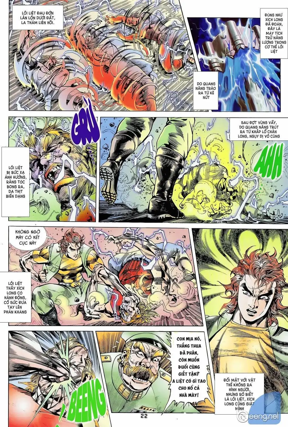 Truyện Tranh Long Hổ 5 Thế trang 8