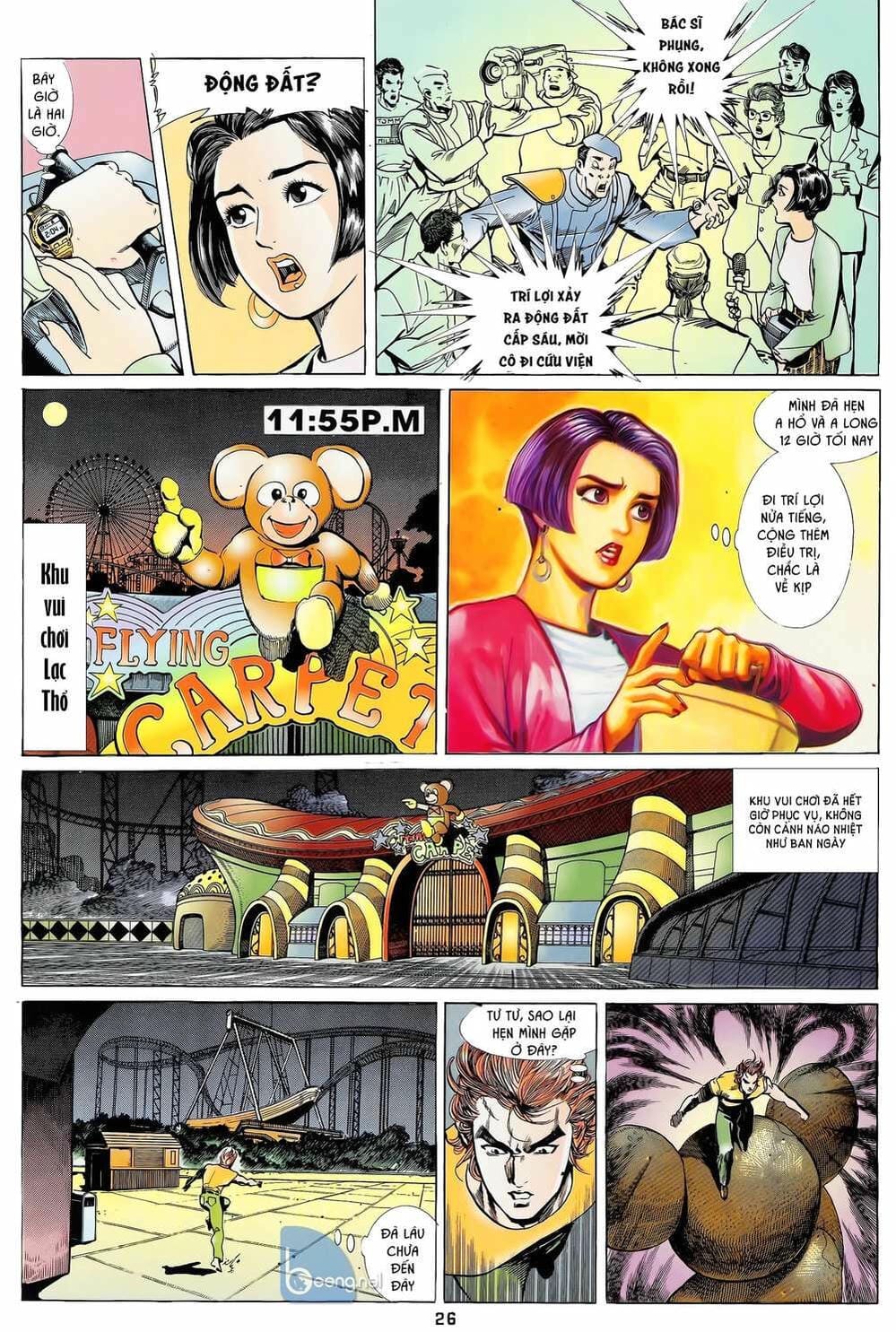 Truyện Tranh Long Hổ 5 Thế trang 8