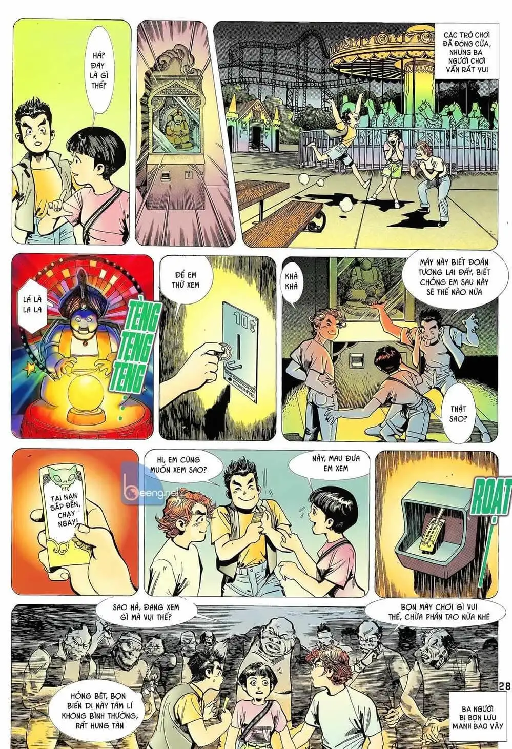 Truyện Tranh Long Hổ 5 Thế trang 8