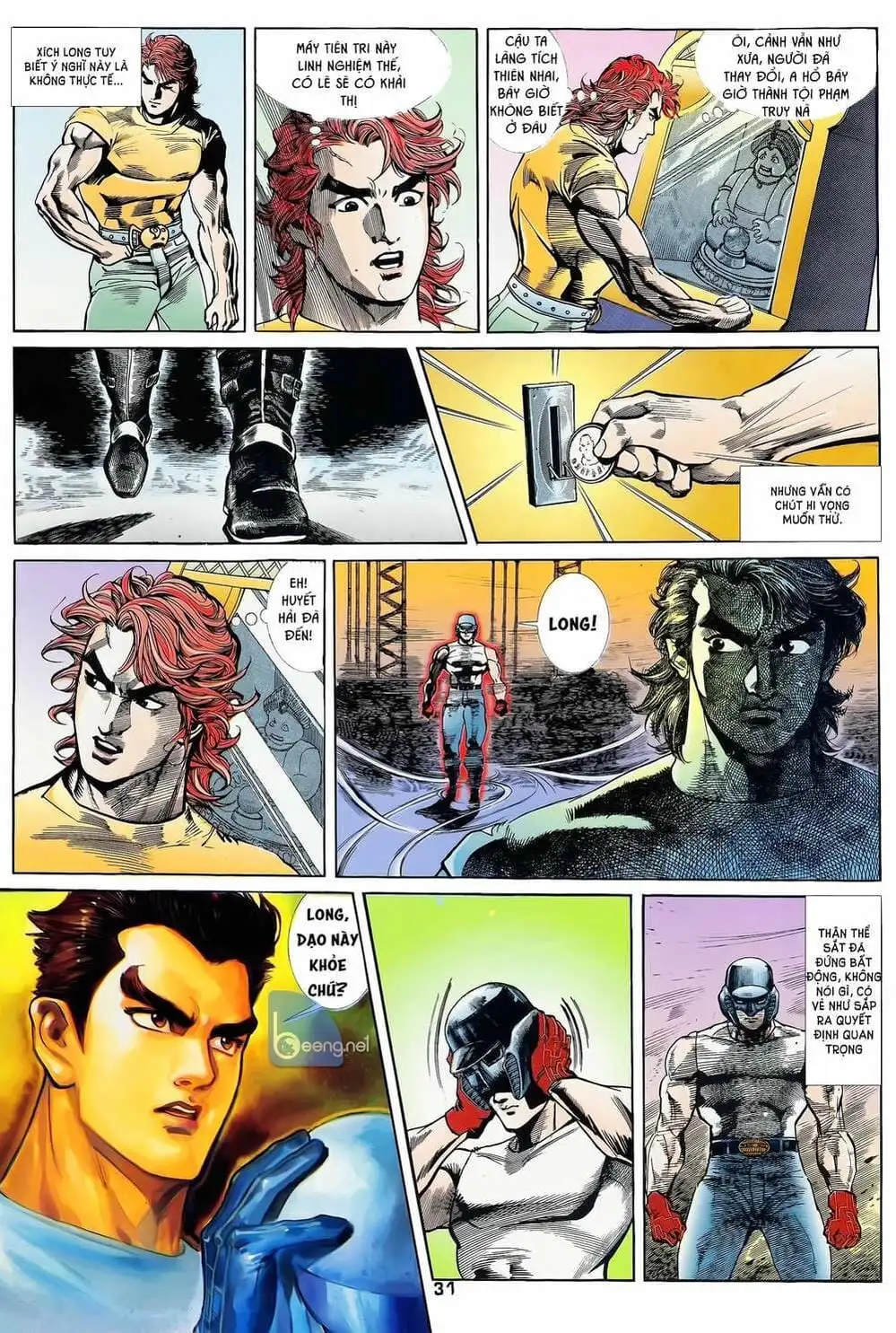 Truyện Tranh Long Hổ 5 Thế trang 8