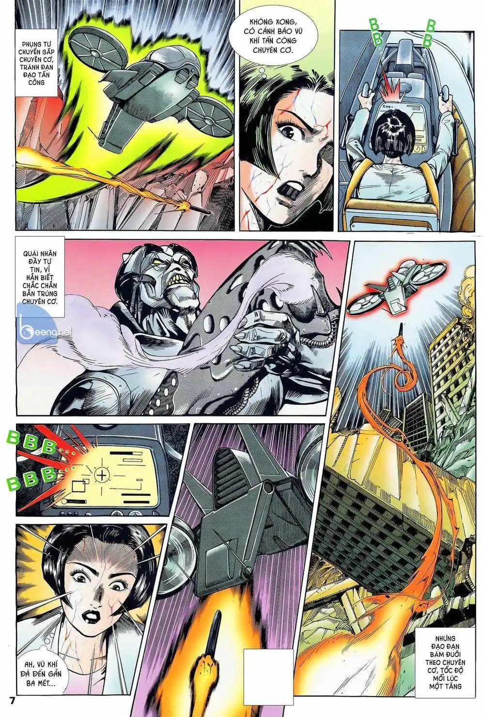 Truyện Tranh Long Hổ 5 Thế trang 8