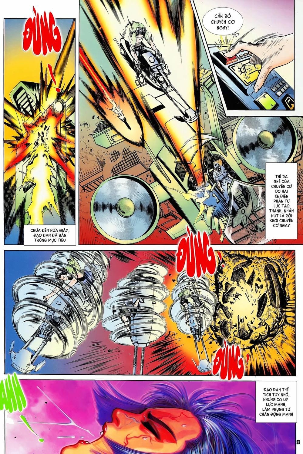 Truyện Tranh Long Hổ 5 Thế trang 8