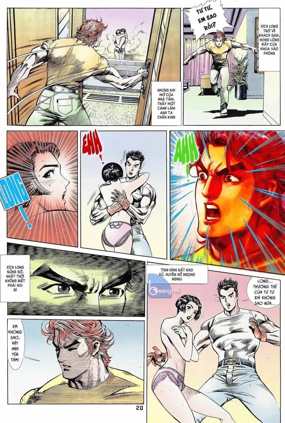 Truyện Tranh Long Hổ 5 Thế trang 8