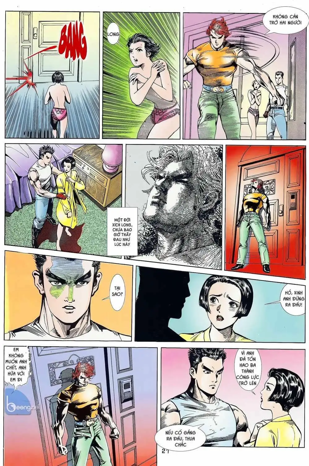 Truyện Tranh Long Hổ 5 Thế trang 8