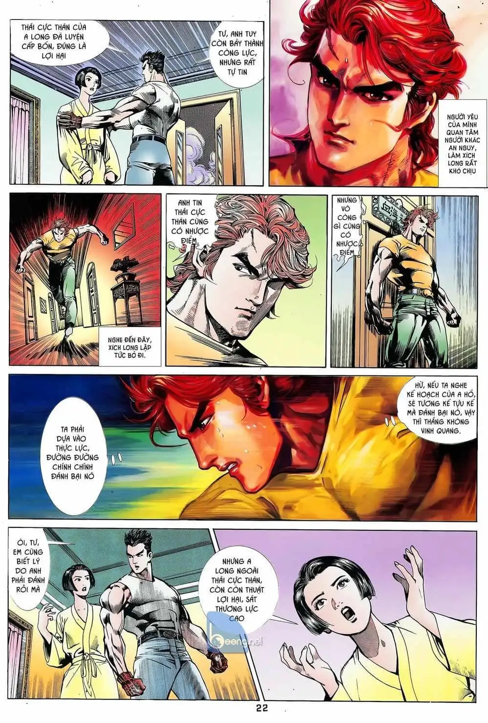 Truyện Tranh Long Hổ 5 Thế trang 8