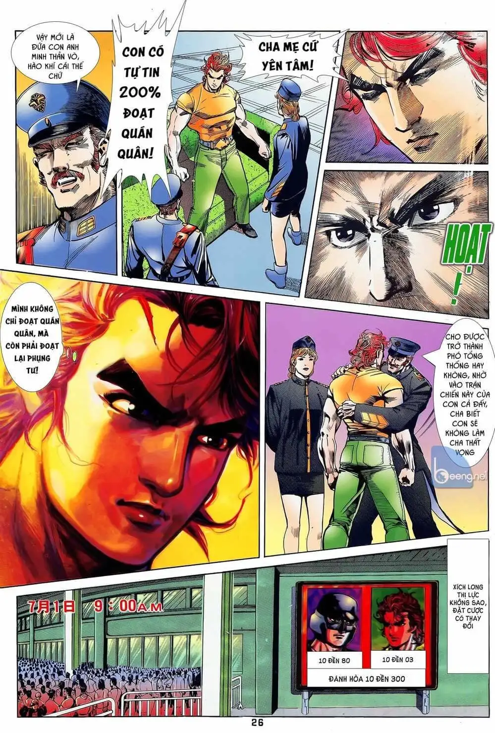 Truyện Tranh Long Hổ 5 Thế trang 8