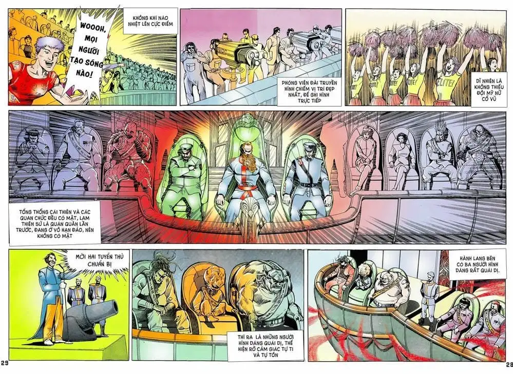 Truyện Tranh Long Hổ 5 Thế trang 8
