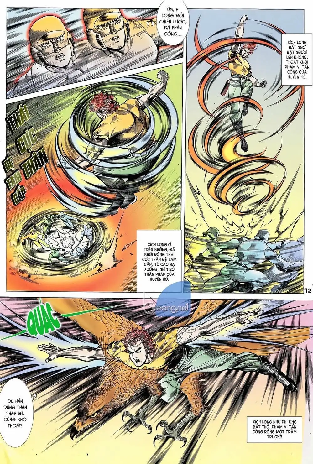 Truyện Tranh Long Hổ 5 Thế trang 8