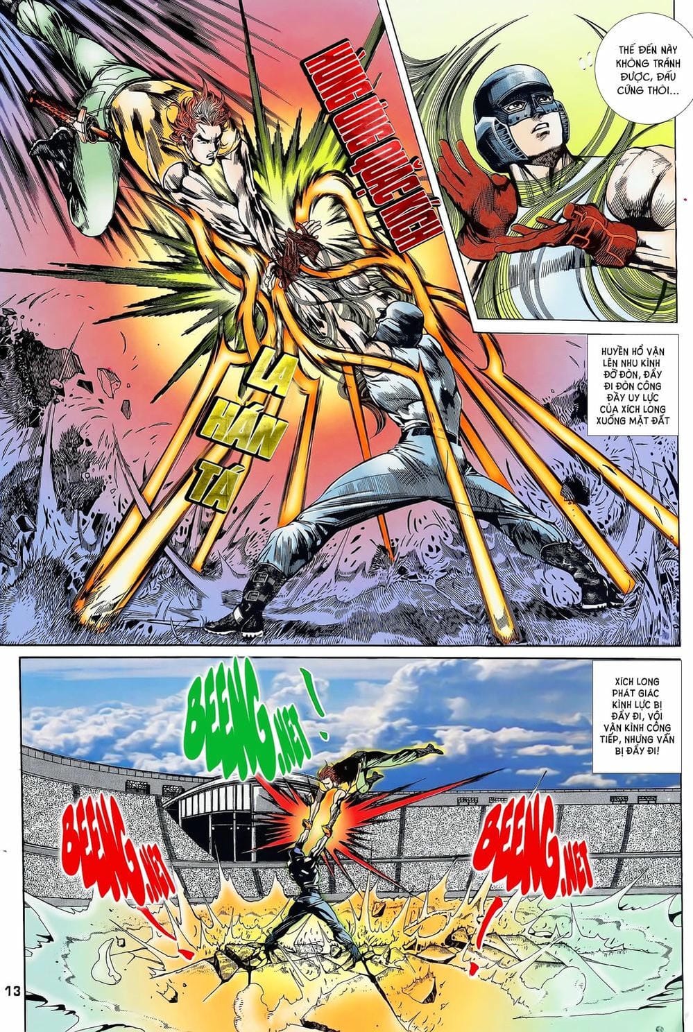 Truyện Tranh Long Hổ 5 Thế trang 8