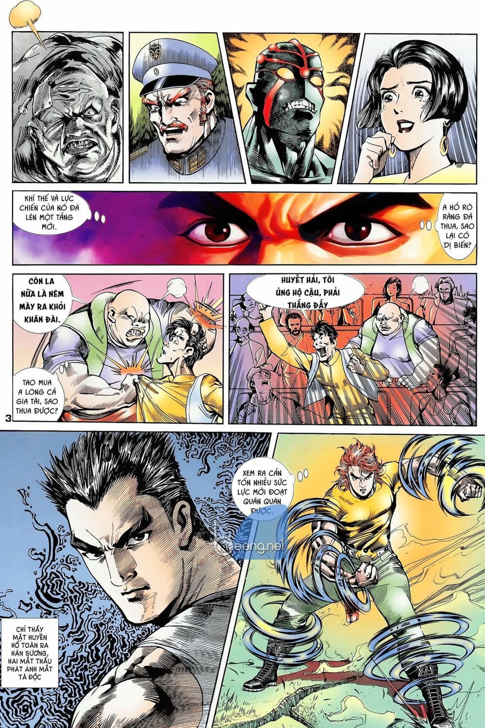 Truyện Tranh Long Hổ 5 Thế trang 8