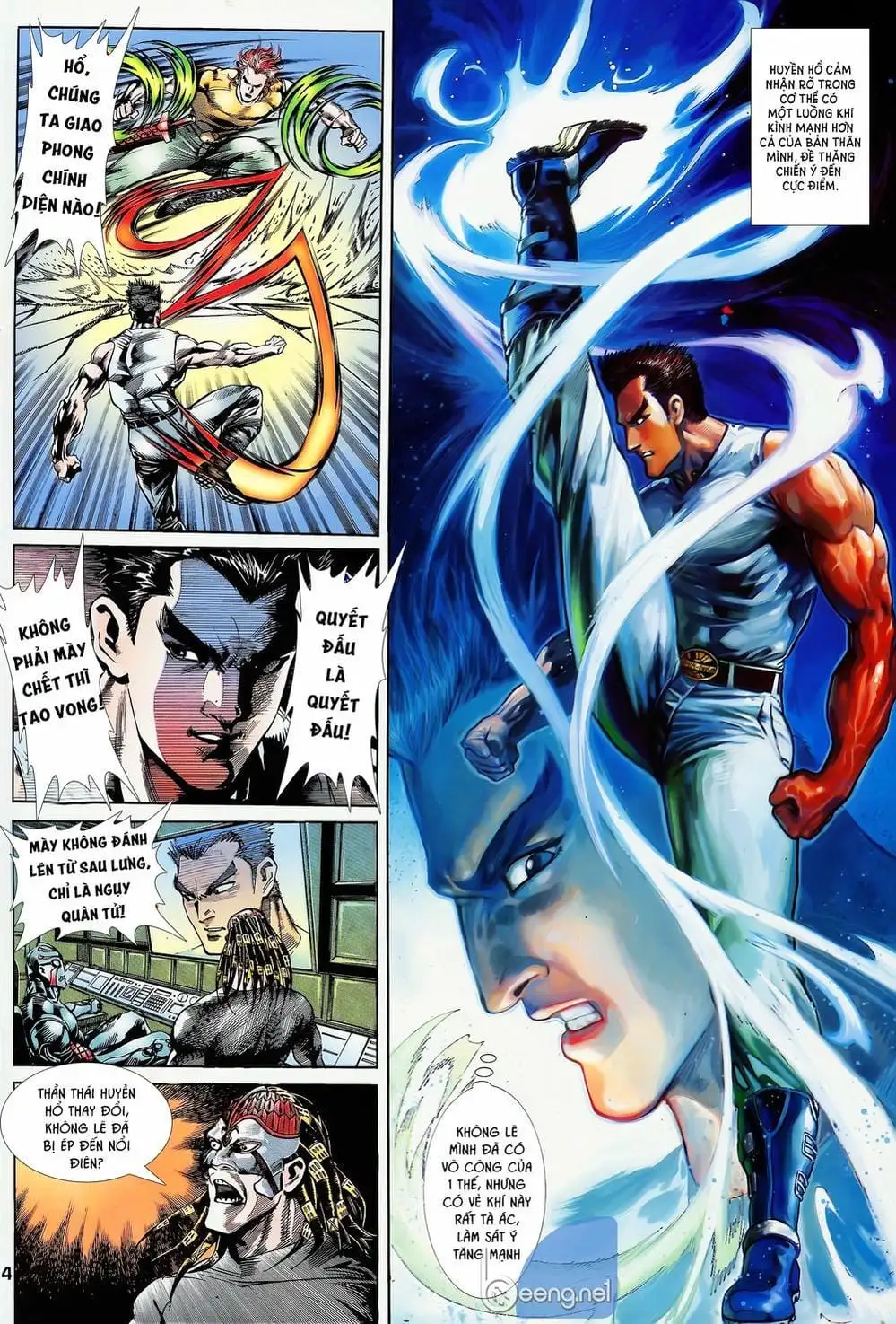 Truyện Tranh Long Hổ 5 Thế trang 8