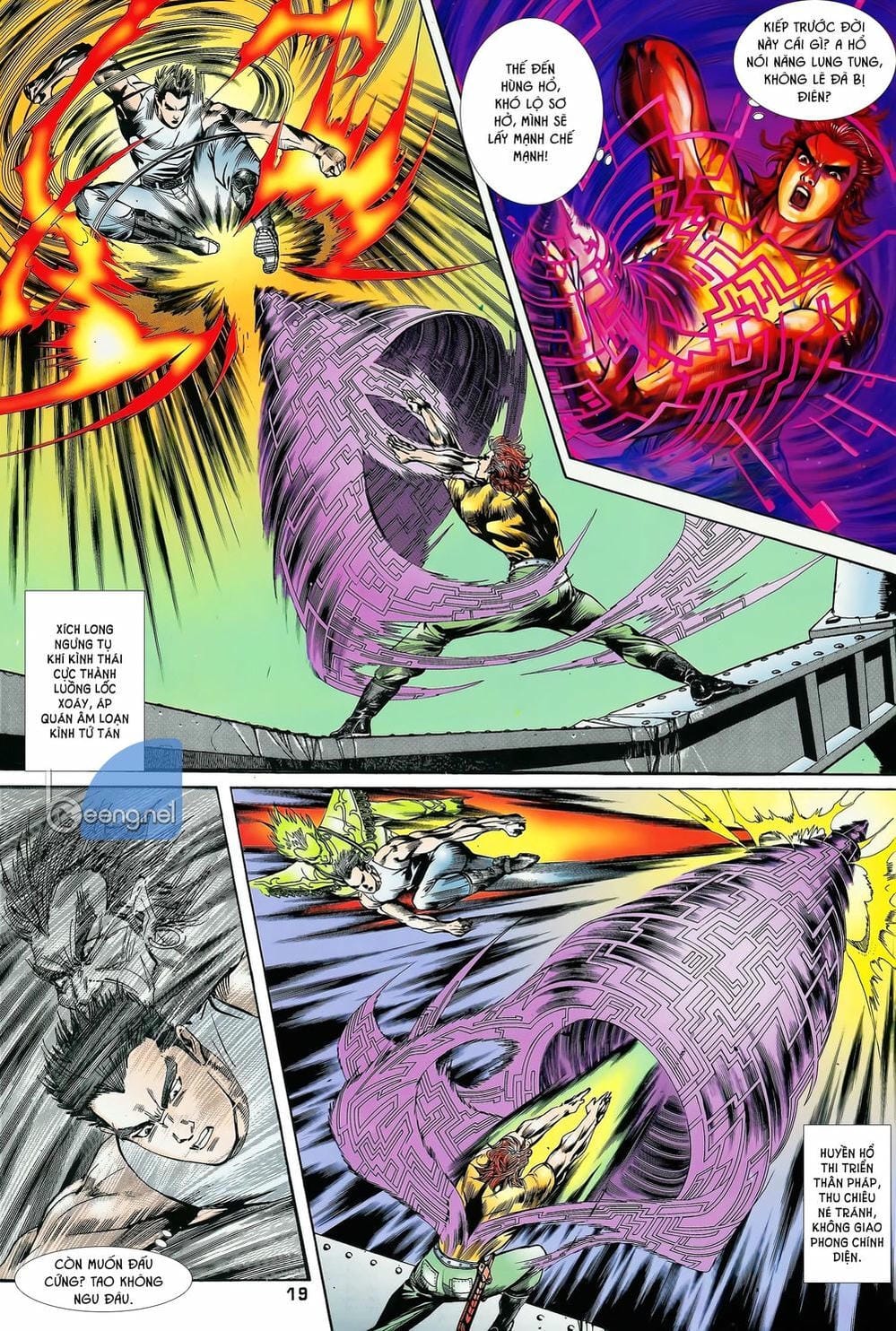 Truyện Tranh Long Hổ 5 Thế trang 8