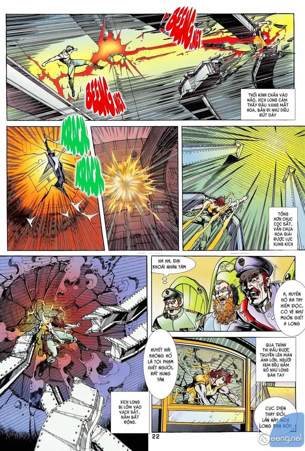 Truyện Tranh Long Hổ 5 Thế trang 8