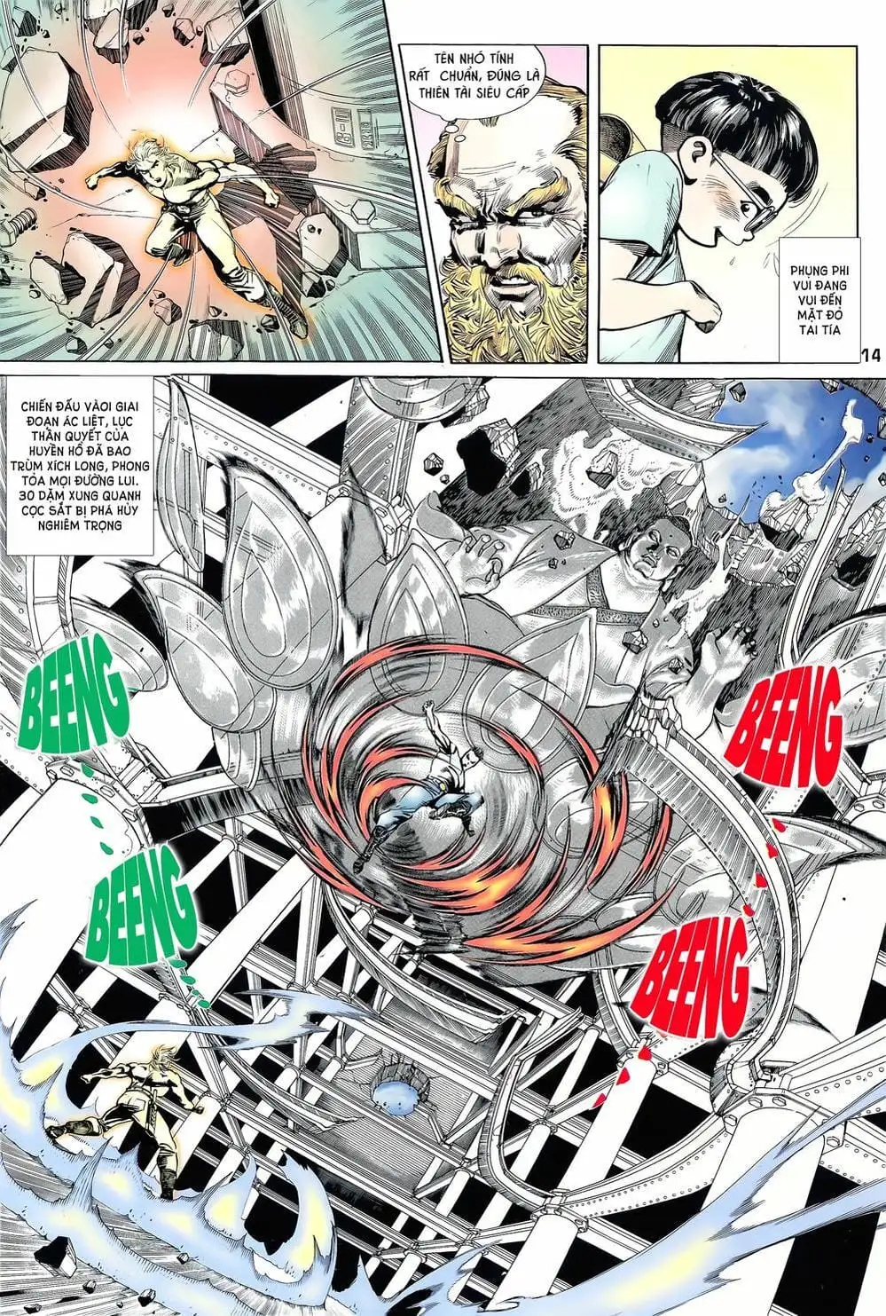 Truyện Tranh Long Hổ 5 Thế trang 8