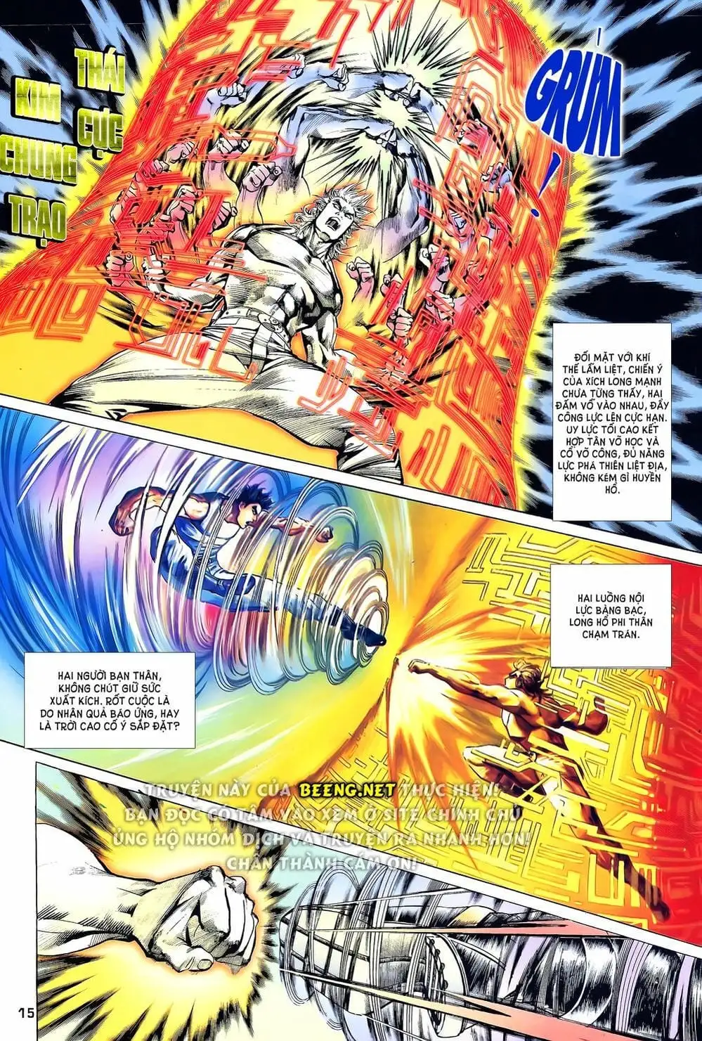Truyện Tranh Long Hổ 5 Thế trang 8