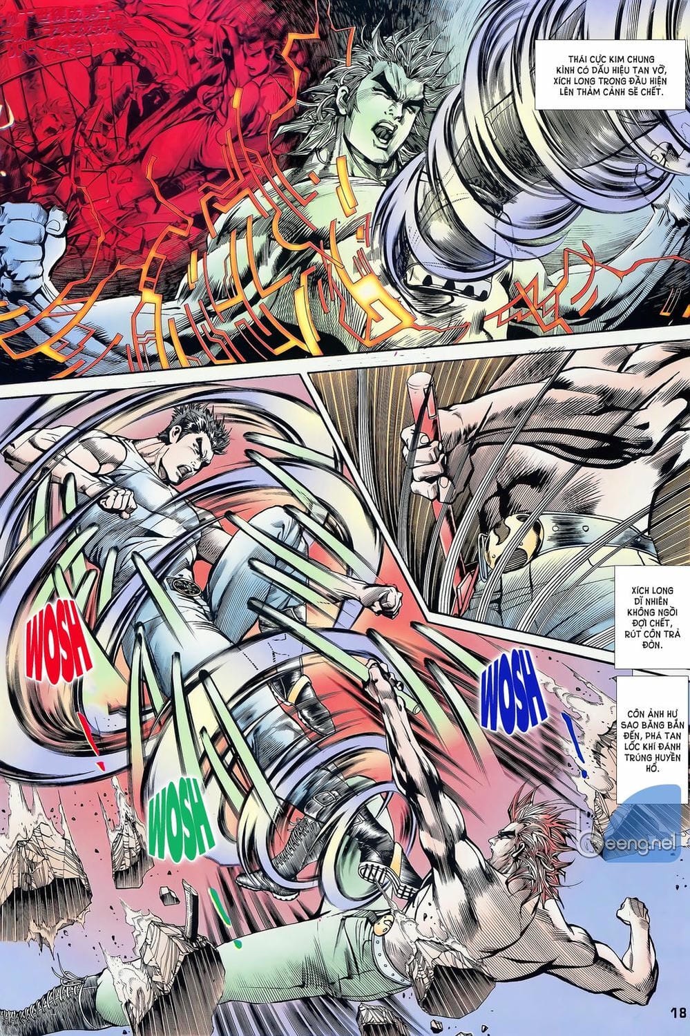 Truyện Tranh Long Hổ 5 Thế trang 8