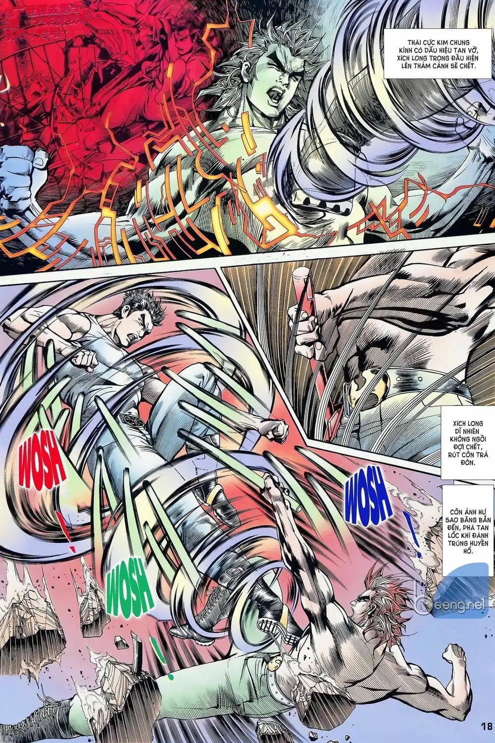 Truyện Tranh Long Hổ 5 Thế trang 8