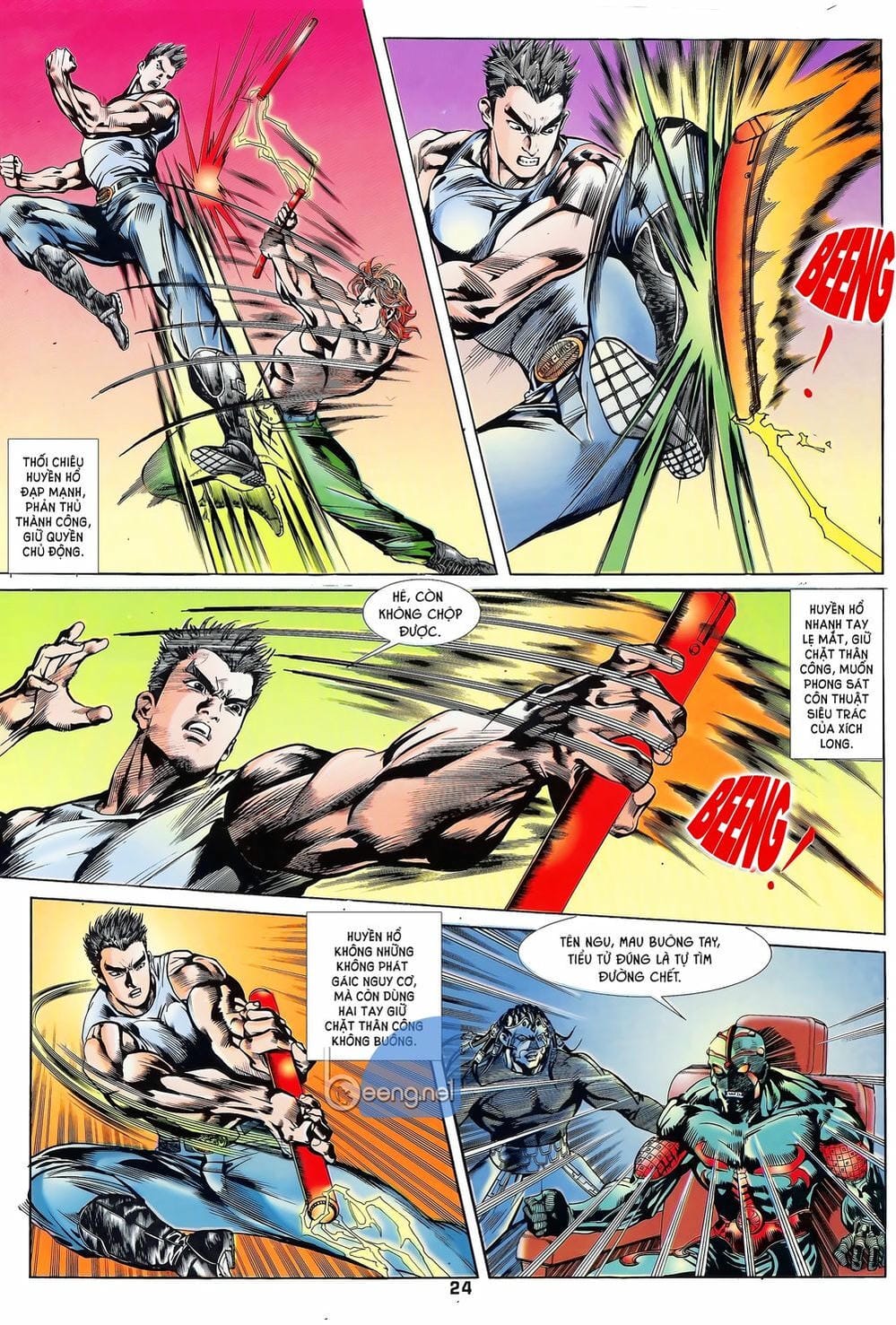 Truyện Tranh Long Hổ 5 Thế trang 8