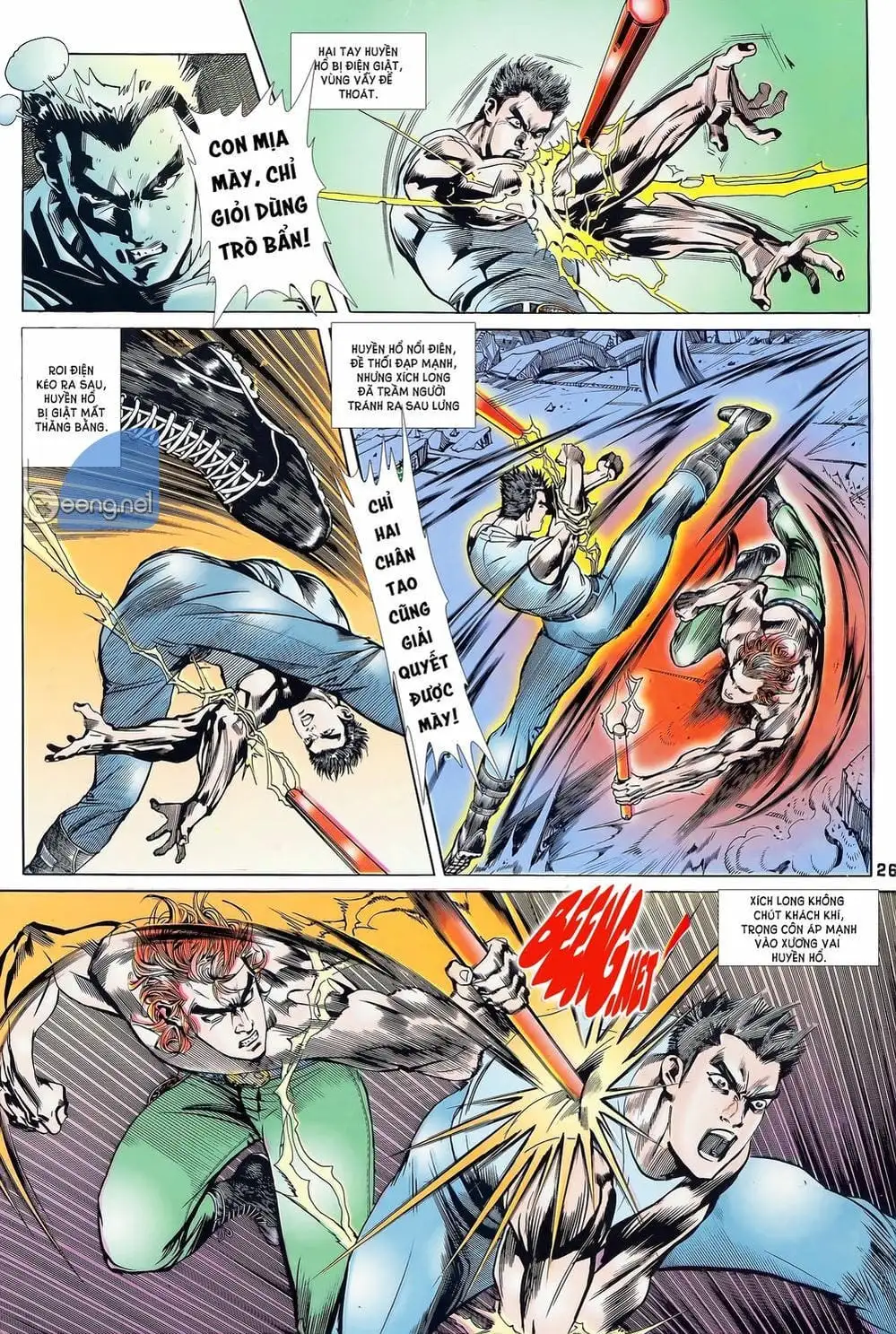 Truyện Tranh Long Hổ 5 Thế trang 8