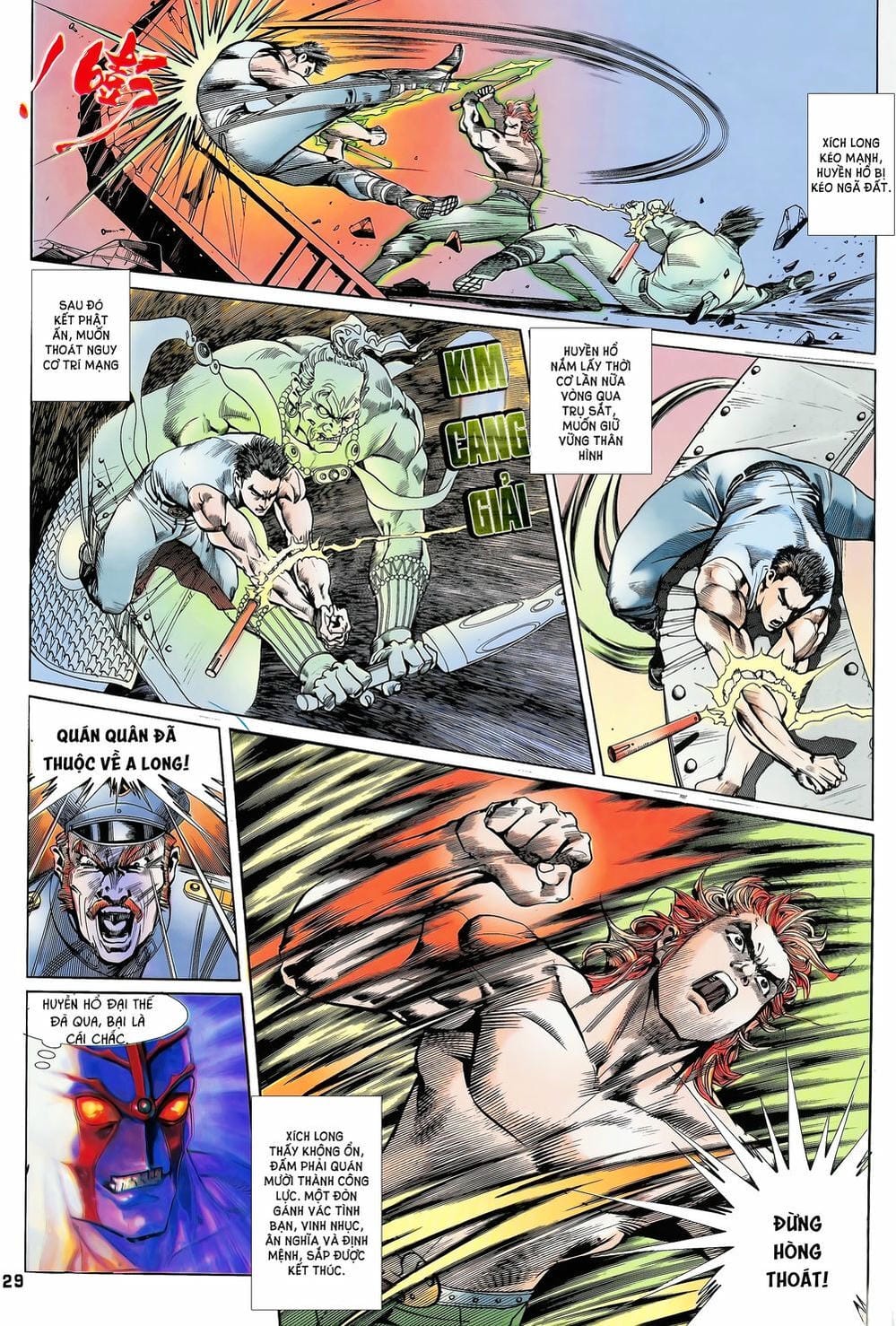 Truyện Tranh Long Hổ 5 Thế trang 8