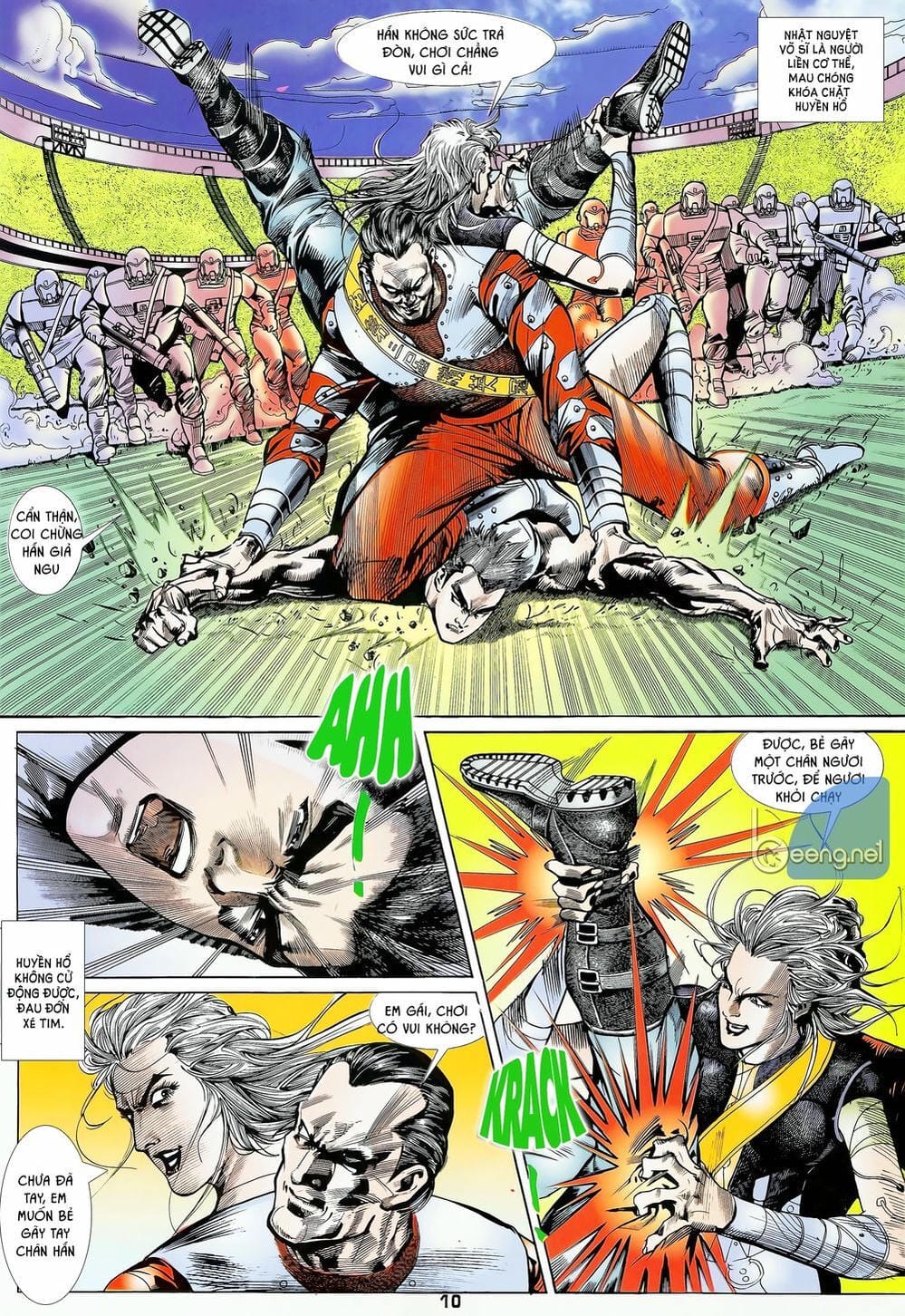 Truyện Tranh Long Hổ 5 Thế trang 8