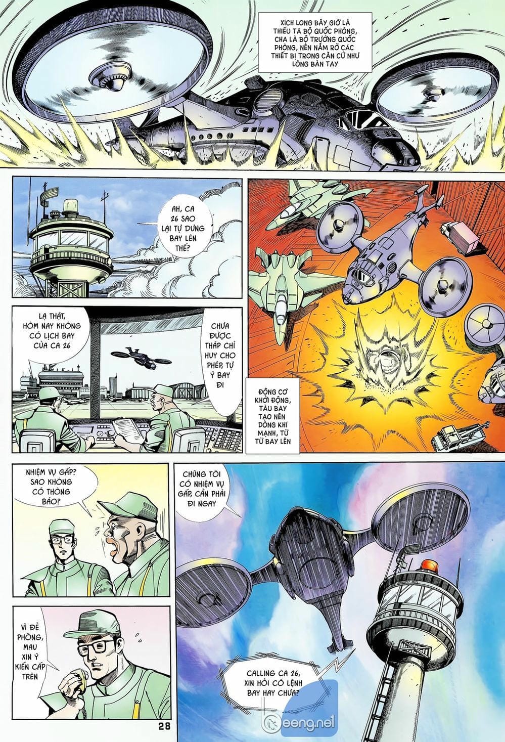 Truyện Tranh Long Hổ 5 Thế trang 8