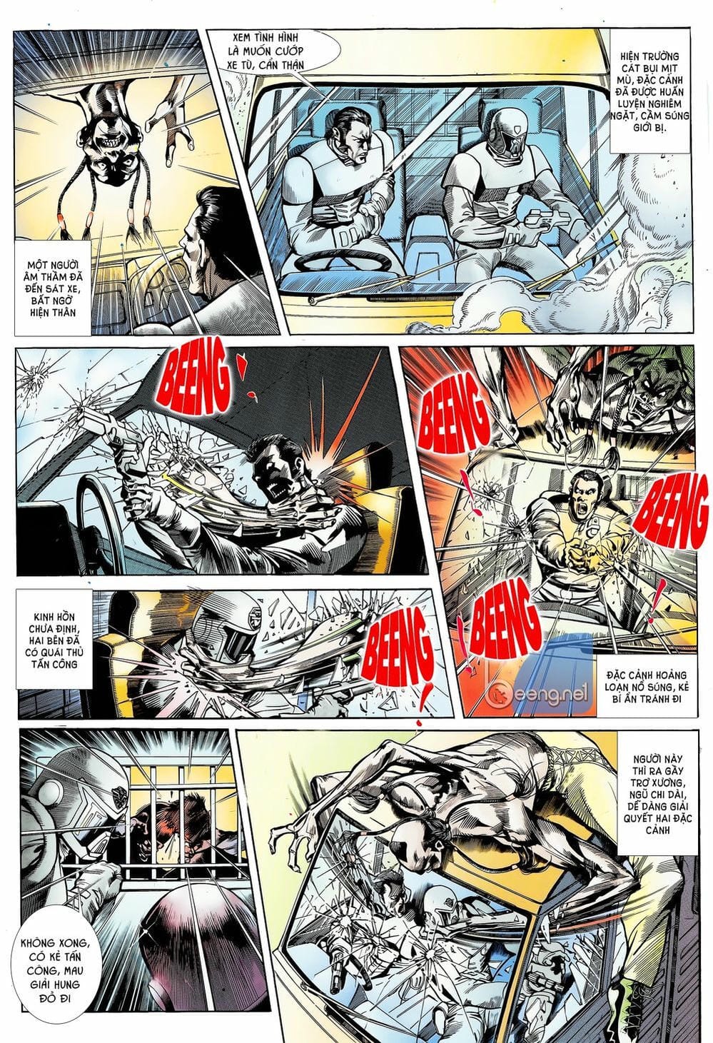 Truyện Tranh Long Hổ 5 Thế trang 8