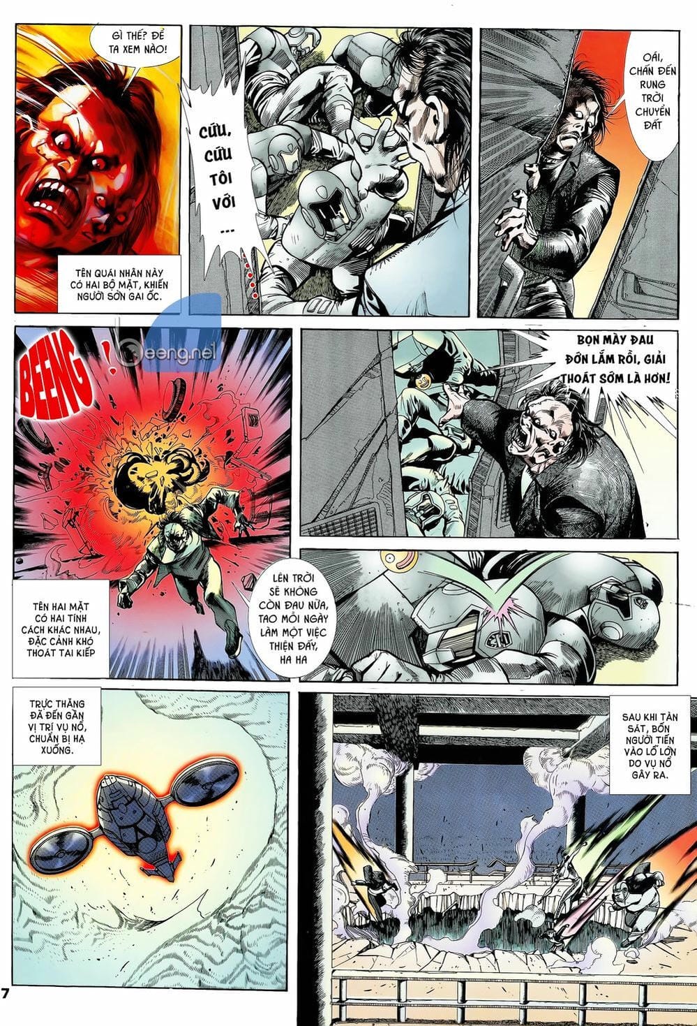 Truyện Tranh Long Hổ 5 Thế trang 8