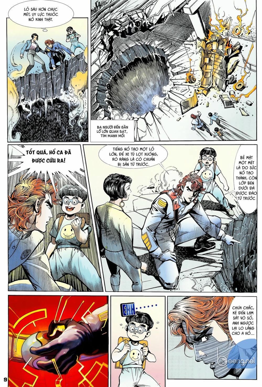 Truyện Tranh Long Hổ 5 Thế trang 8