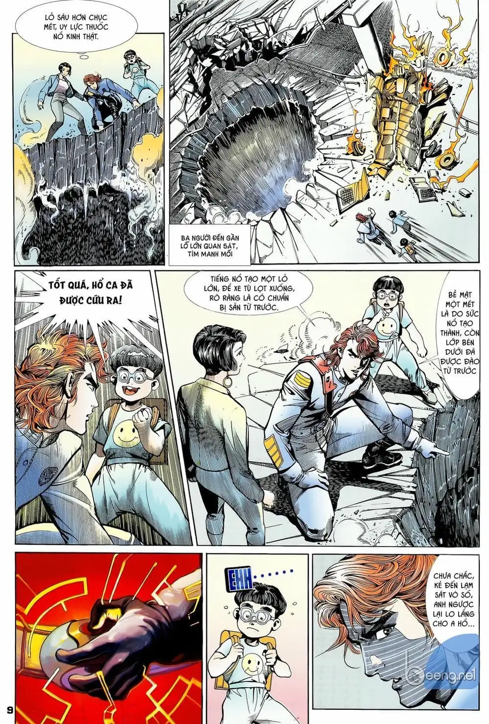 Truyện Tranh Long Hổ 5 Thế trang 8