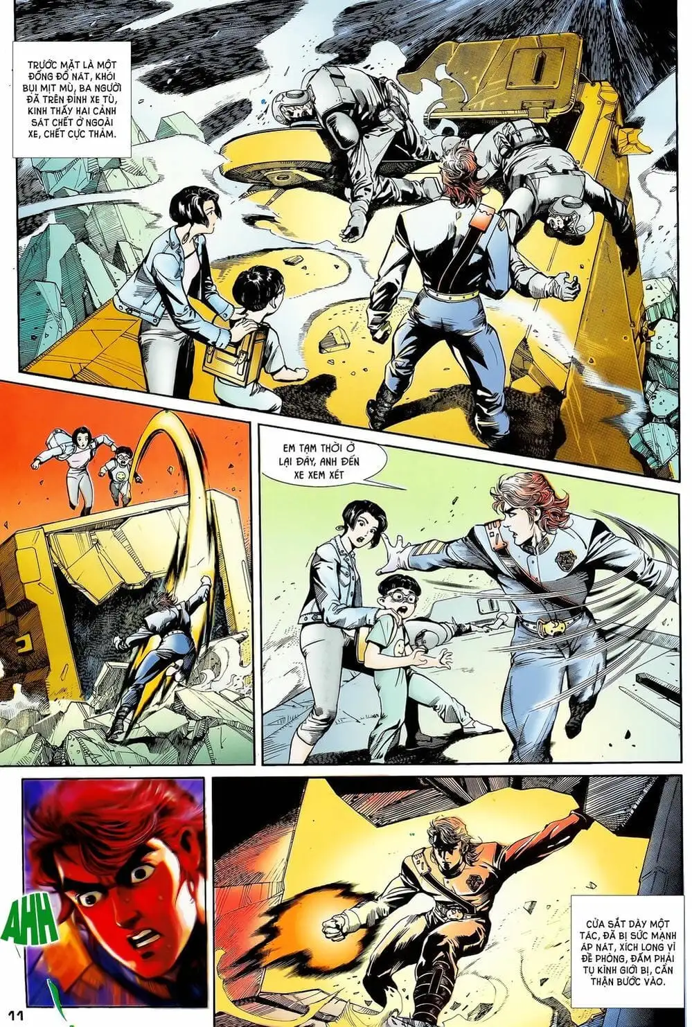 Truyện Tranh Long Hổ 5 Thế trang 8