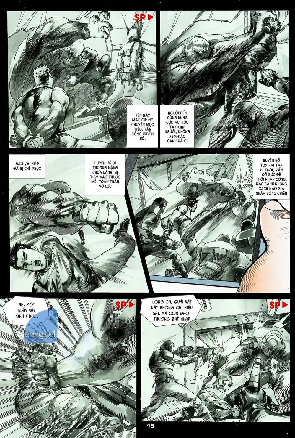 Truyện Tranh Long Hổ 5 Thế trang 8