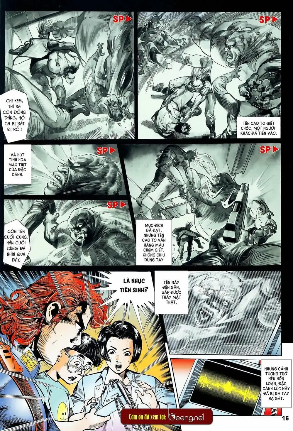 Truyện Tranh Long Hổ 5 Thế trang 8