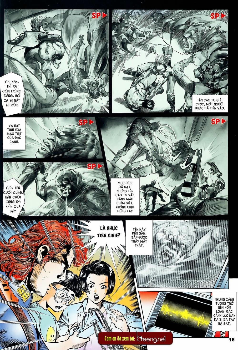 Truyện Tranh Long Hổ 5 Thế trang 8