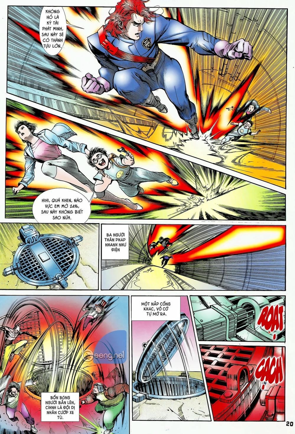 Truyện Tranh Long Hổ 5 Thế trang 8