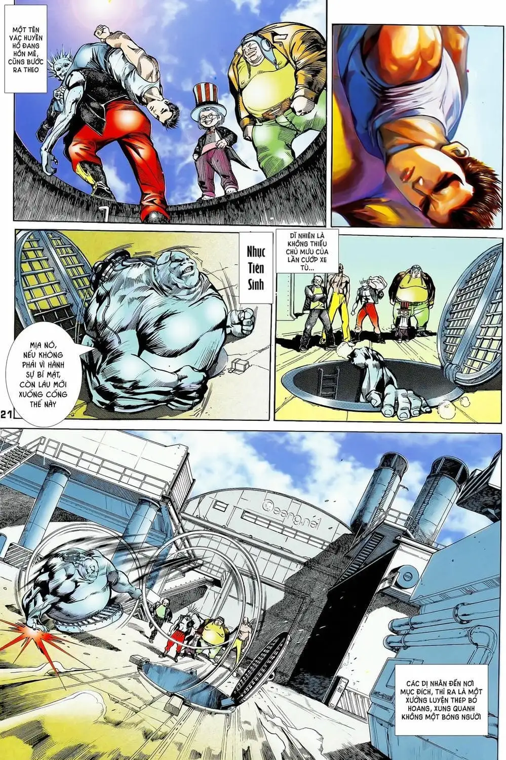 Truyện Tranh Long Hổ 5 Thế trang 8